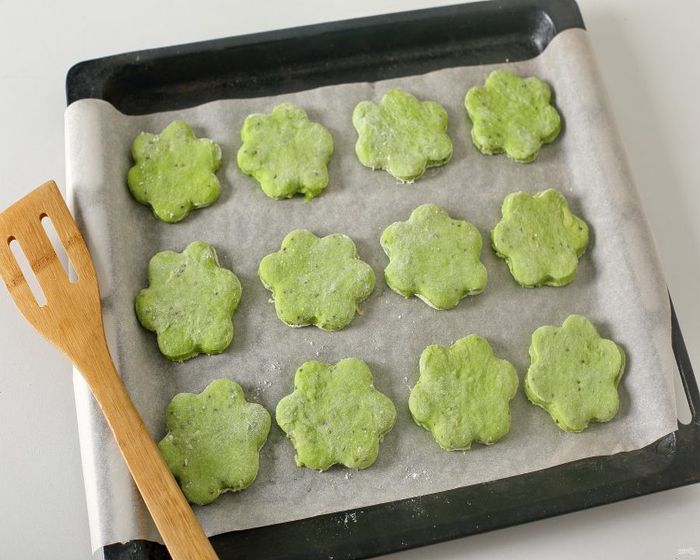 Зелёное укропно-чесночное печенье, вкусные рецепты