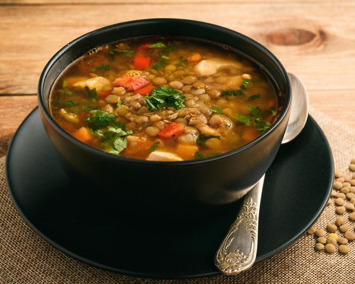 Чечевичный суп, рецепт от Е.Чекаловой