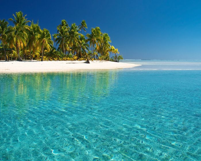 Земля островов Кука, красивые места планеты