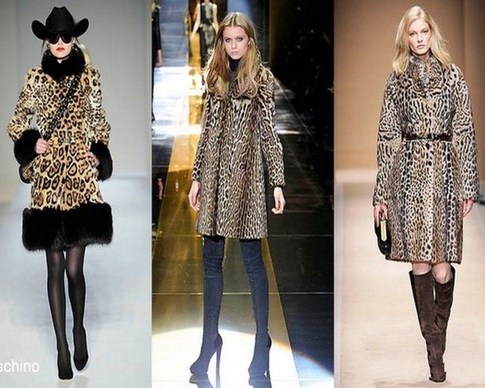 Леопардовый принт выглядит модно, привлекательная мода